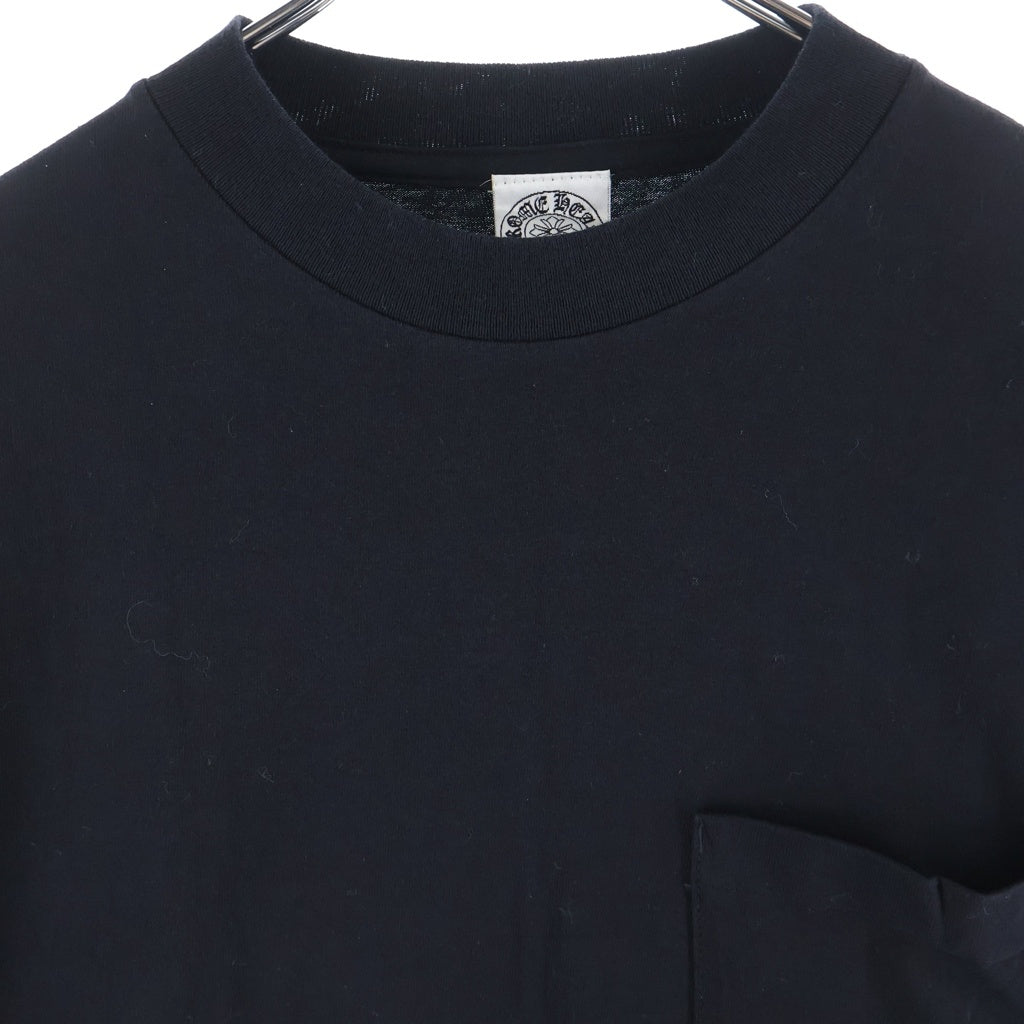 CHROME HEARTS(クロムハーツ) OLD FLOLAL CROSS SNOW FLAKE L/S TEE オールド フローラルクロススノーフレーク 長袖Tシャツ ブラック/シルバー -
