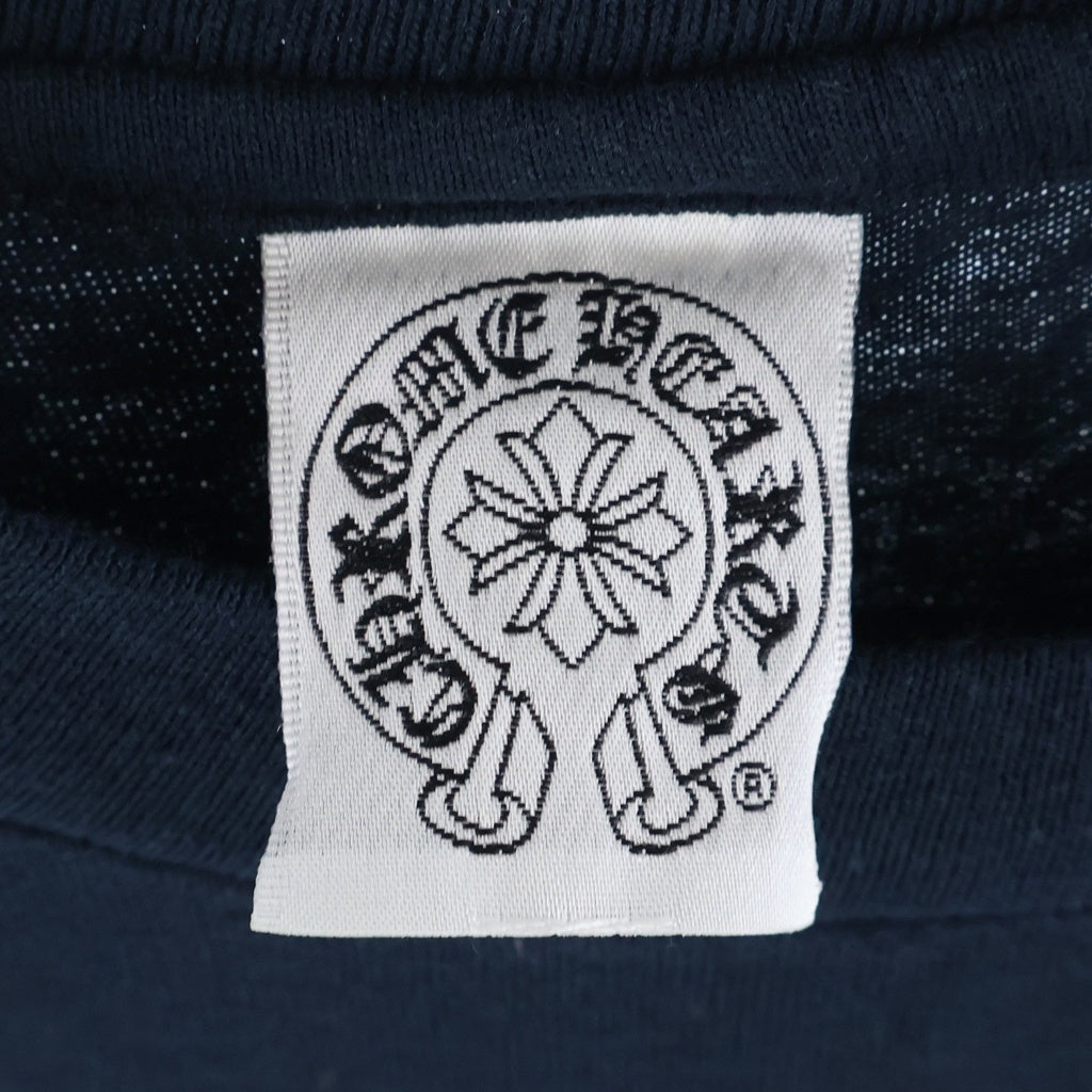 CHROME HEARTS(クロムハーツ) OLD VINE DAGGER ARM FLORAL L/S TEE オールド ヴァインダガー袖フローラル長袖Tシャツ ブラック -