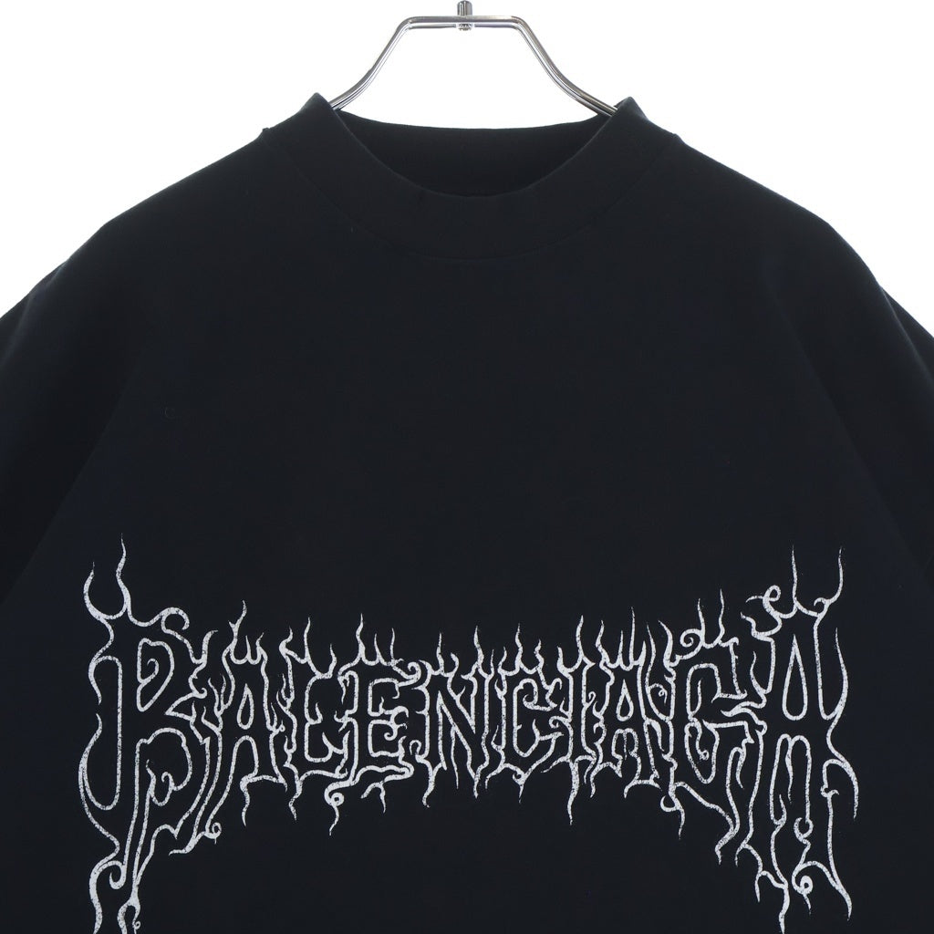 BALENCIAGA(バレンシアガ) DARKWAVE TEE ダークウェーブ 半袖カットソー Tシャツ 739028 TPVN5 ブラック
