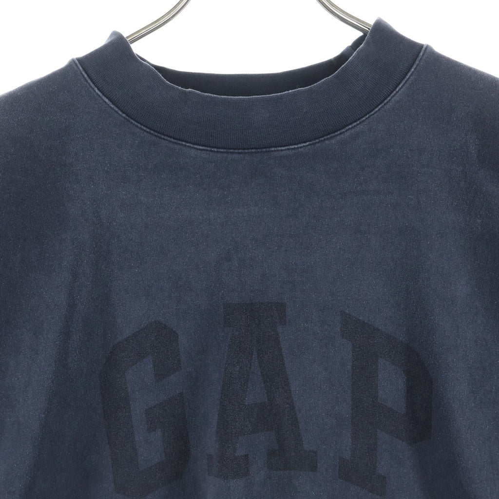 Yeezy Gap Engineered by Balenciaga(イージー ギャップ エンジニアードバイ バレンシアガ) Dove No Seam Tee ダヴノーシームティー モックネックロゴプリントクルーネック半袖Tシャツ ブラック
