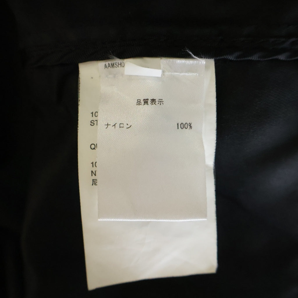 1017 ALYX 9SM(アリクス) ローラバックルデザイン 半袖 ナイロンシャツ ブラック