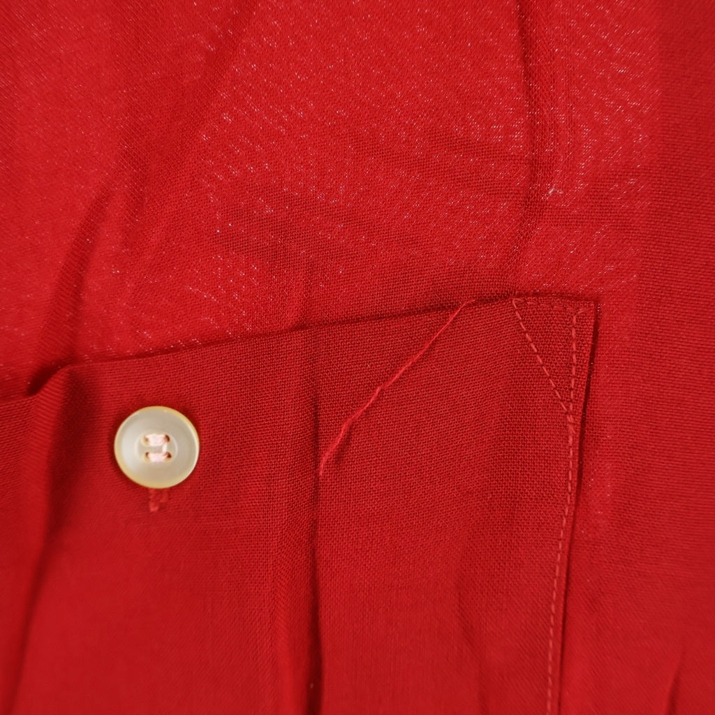 VINTAGE(ヴィンテージ) 50S Vintage Swingster ヴィンテージ オープンカラー 半袖ボーリングシャツ レッド
