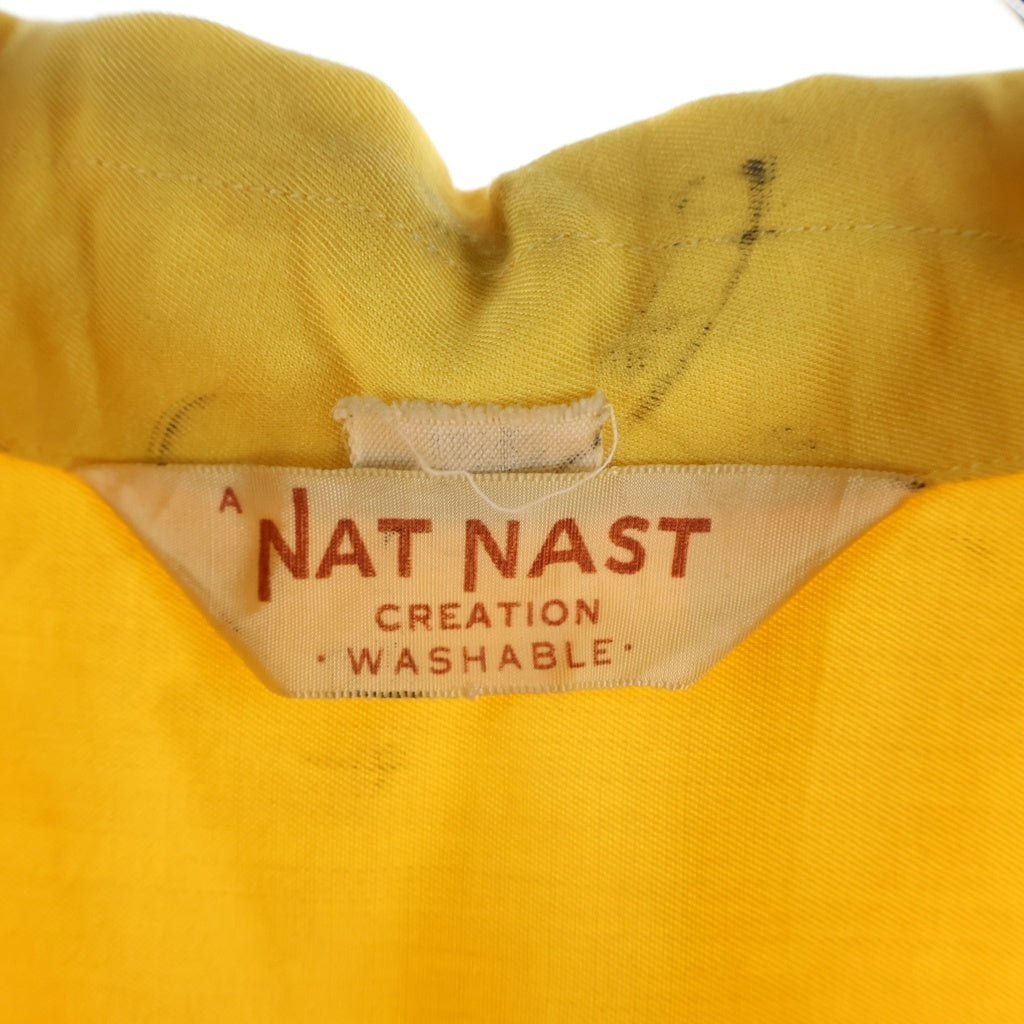 VINTAGE(ヴィンテージ) 50S Vintage Nat Nast ヴィンテージ 半袖ボーリングシャツ イエロー