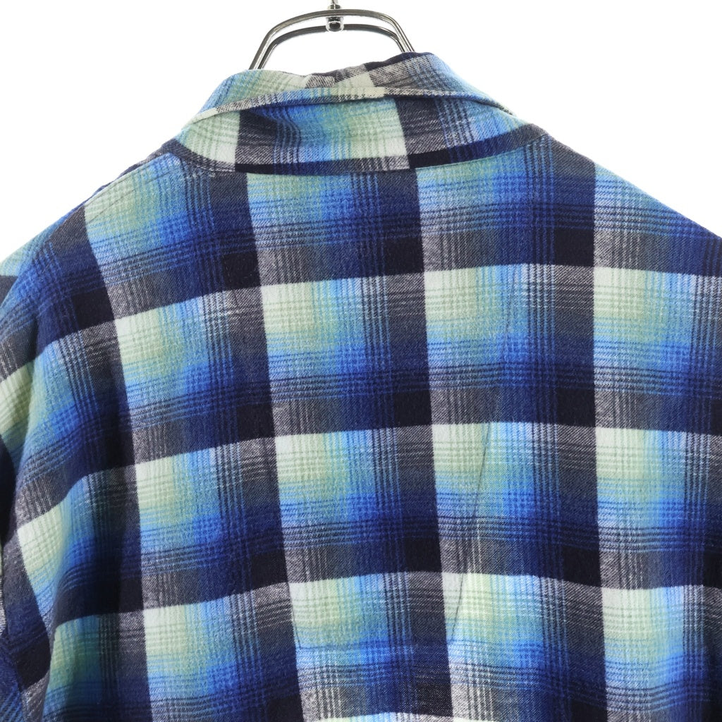 VINTAGE(ヴィンテージ) 60S Vintage Towncraft ヴィンテージ チェック柄 フロントポケット ロングシャツ ジャケット マルチカラー