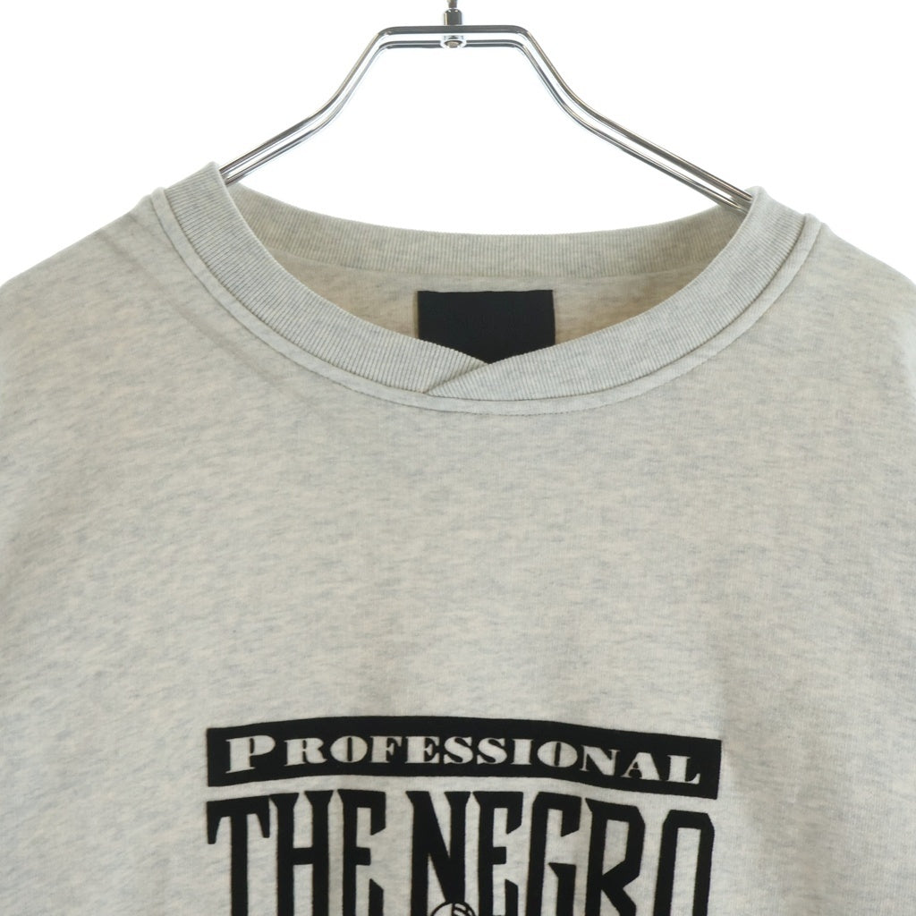 FEAR OF GOD(フィアオブゴッド) 21SS Seventh Collection League Sweatshirts ニグロリーグスウェットシャツ フェルトロゴクルーネックスウェットシャツ グレー
