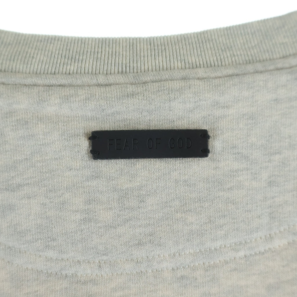 FEAR OF GOD(フィアオブゴッド) 21SS Seventh Collection League Sweatshirts ニグロリーグスウェットシャツ フェルトロゴクルーネックスウェットシャツ グレー