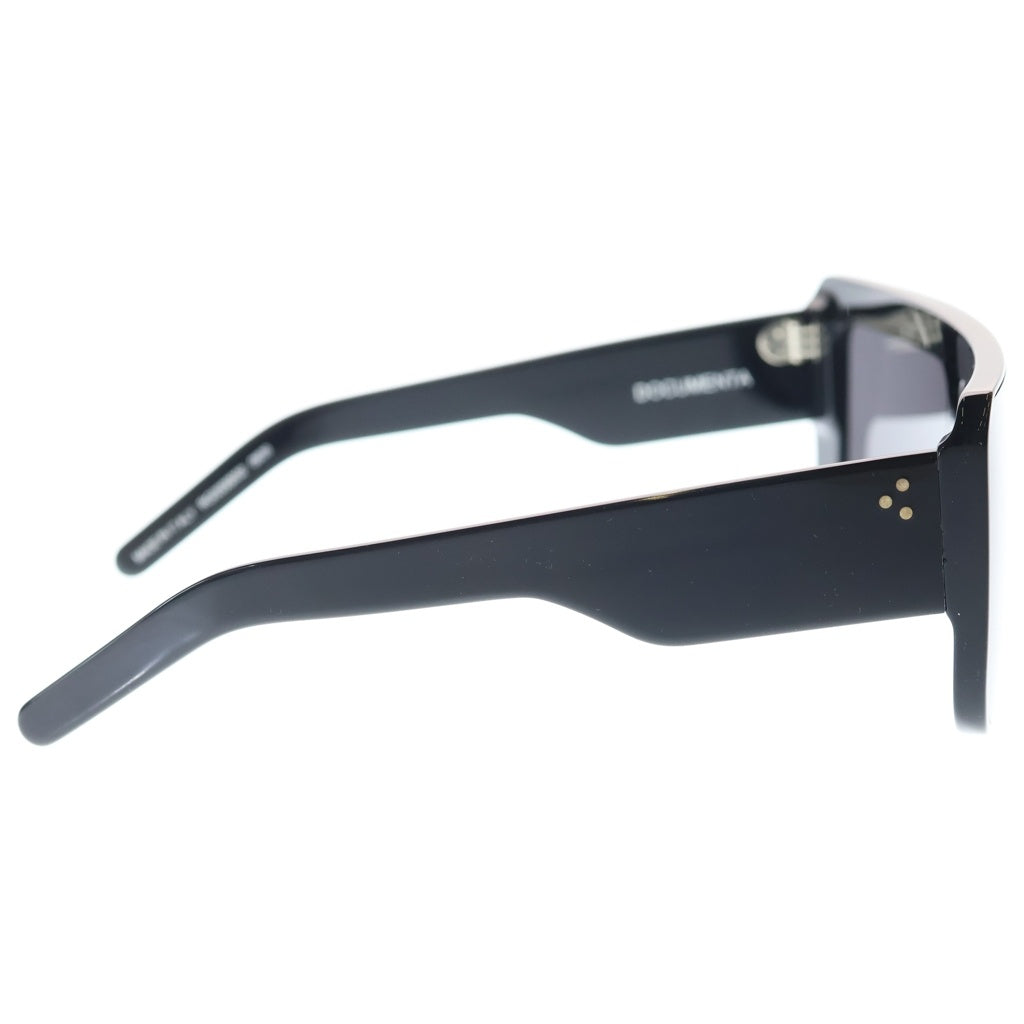 Rick Owens(リックオウエンス) 25SS DOCUMENTA SUNGLASSES ドクメンタ スクエアサングラス アイウェア RG0000002GBLKB ブラック