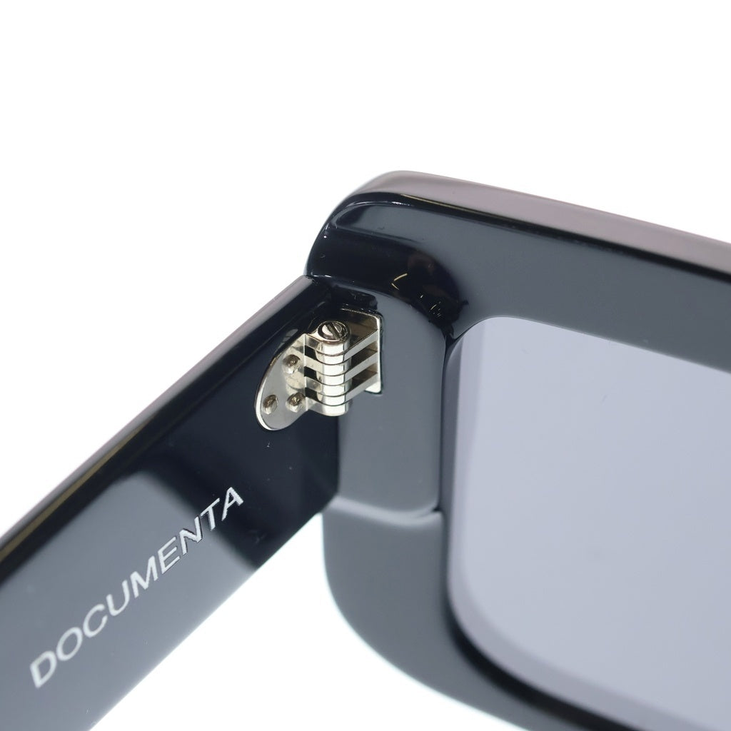 Rick Owens(リックオウエンス) 25SS DOCUMENTA SUNGLASSES ドクメンタ スクエアサングラス アイウェア RG0000002GBLKB ブラック