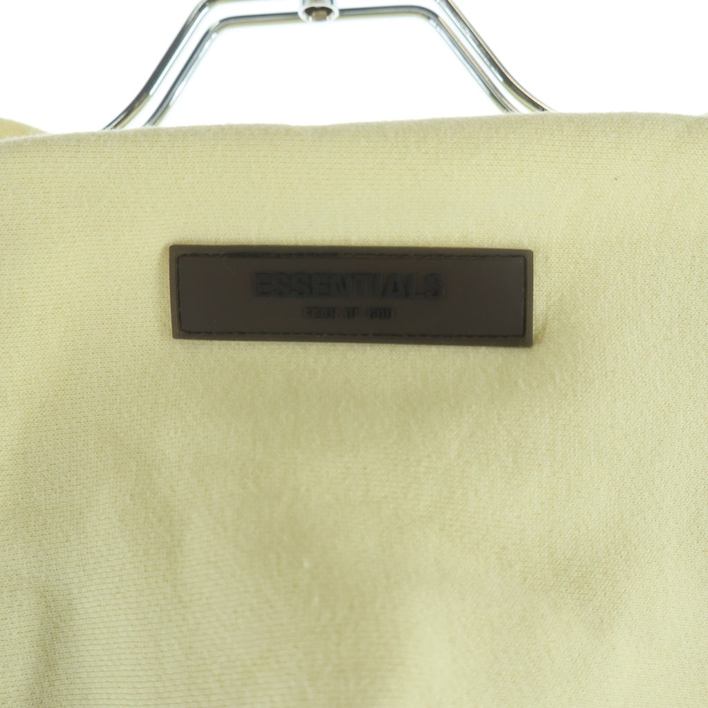 FEAR OF GOD ESSENTIALS(フィアオブゴッド エッセンシャルズ) Felt Logo Pullover Hoodie フェルトロゴプルオーバーフーディー スウェットパーカー イエロー