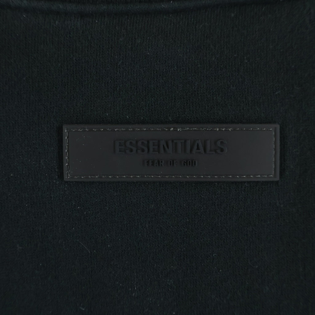 FEAR OF GOD ESSENTIALS(フィアオブゴッド エッセンシャルズ) Felt Logo Sweatshirts フェルトロゴスウェットシャツ クルーネックスウェットトレーナー ウォッシュブラック