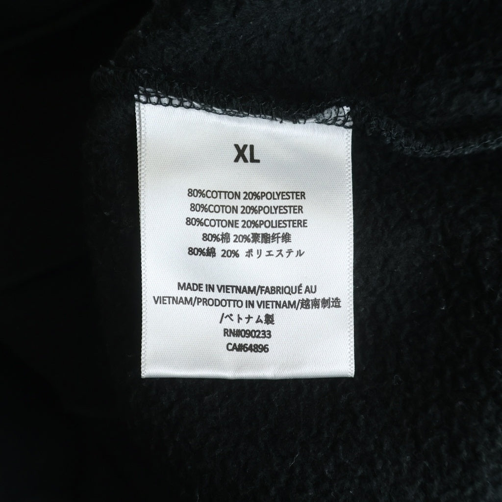FEAR OF GOD ESSENTIALS(フィアオブゴッド エッセンシャルズ) Felt Logo Sweatshirts フェルトロゴスウェットシャツ クルーネックスウェットトレーナー ウォッシュブラック