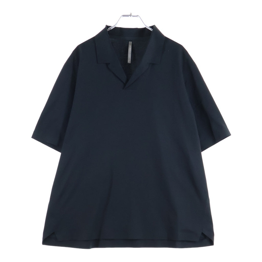 ARC'TERYX(アークテリクス) VEILANCE Metron SS Polo Shirts ヴェイランス メトロンショートスリーブポロシャツ シームレス半袖ポロシャツ X00000772001 ブラック