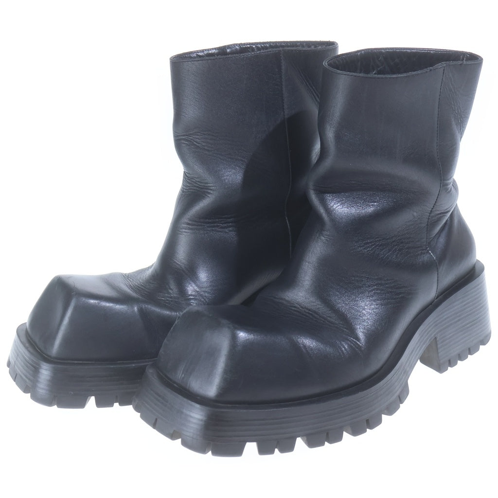 BALENCIAGA(バレンシアガ) TROOPERトルーパー レザー ハイカット ブーツ ブラック 678414