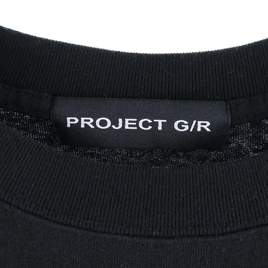PROJECT G/R(プロジェクトジーアール) 25SS DEFINITELY T-SHIRT NUBIAN HARAJUKU POP-UP ヌビアン別注 100着限定 ユニコーンデザイン 半袖Tシャツ ブラック
