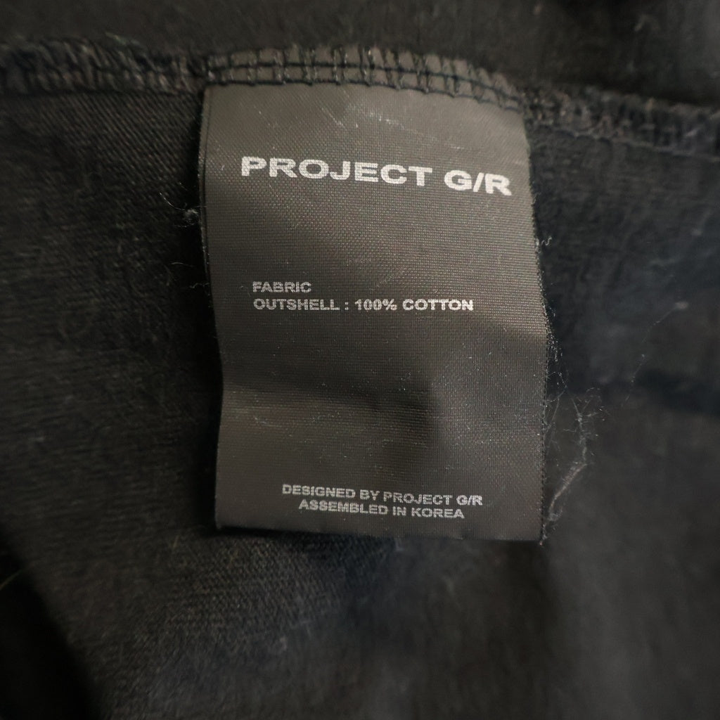 PROJECT G/R(プロジェクトジーアール) 25SS DEFINITELY T-SHIRT NUBIAN HARAJUKU POP-UP ヌビアン別注 100着限定 ユニコーンデザイン 半袖Tシャツ ブラック