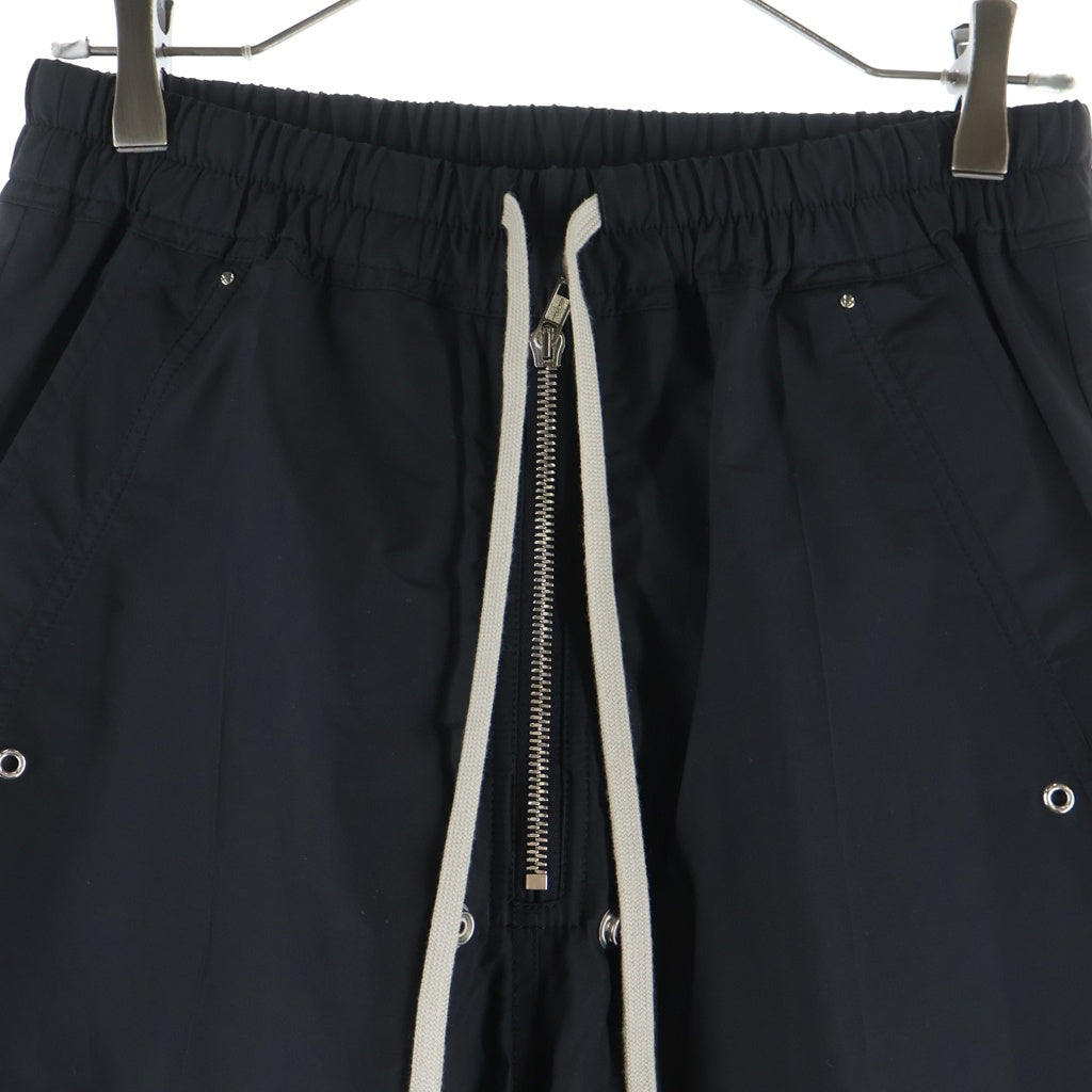 Rick Owens(リックオウエンス) 24AW ×MONCLER BELAS ×モンクレール ベラパンツ ドローストリングワイドパンツ MU02D2A02M4431 ブラック