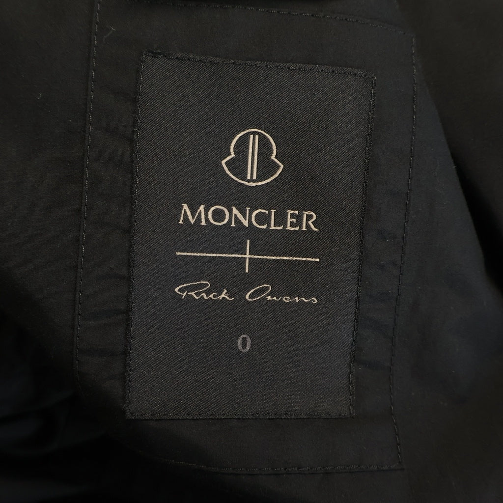 Rick Owens(リックオウエンス) 24AW ×MONCLER BELAS ×モンクレール ベラパンツ ドローストリングワイドパンツ MU02D2A02M4431 ブラック