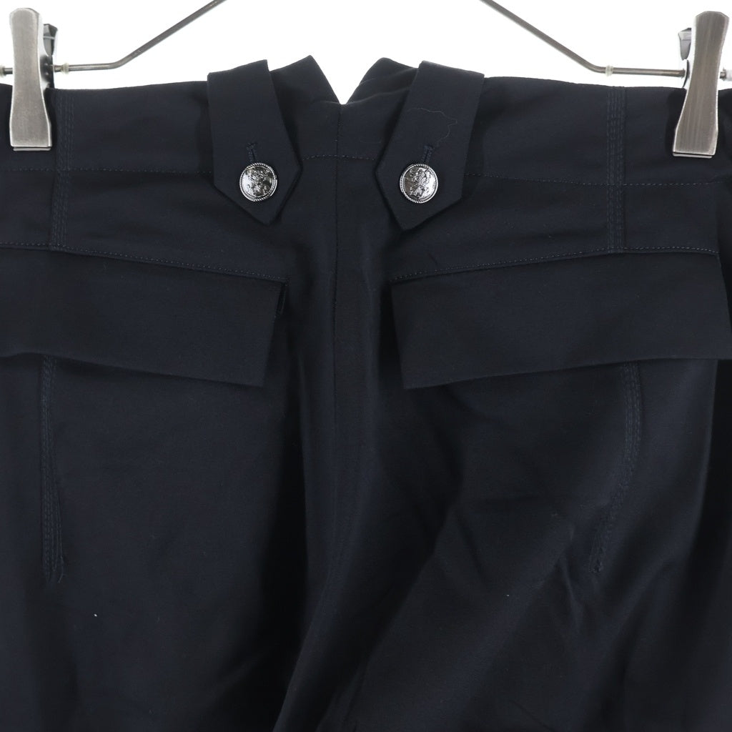 KIKO KOSTADINOV(キココスタディノフ) 25AW Empire Of Rain エンパイアオブレイン期 Kormos Military Trouser コルモスミリタリートラウザー モチーフ刺繍側章スラックス ドレスパンツ 00192025