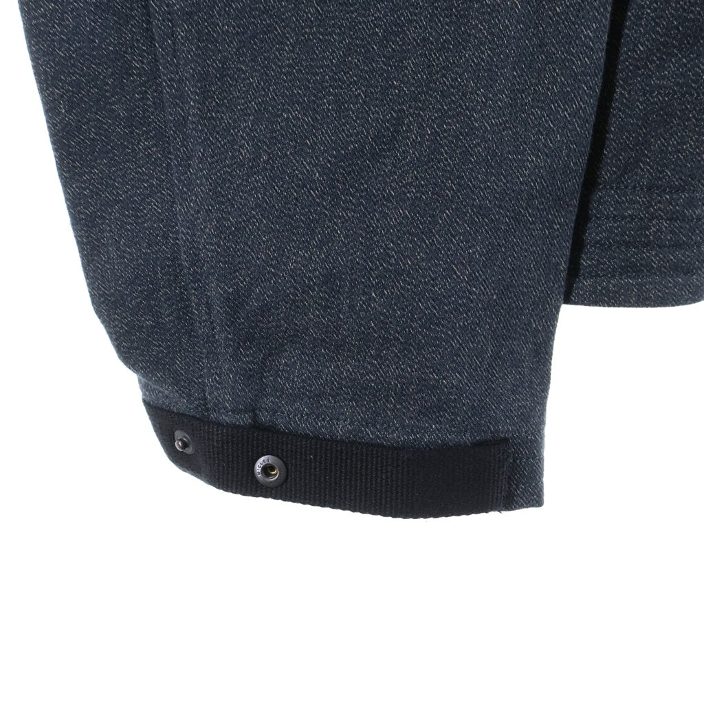 JIAN YE(ジェン イェ) 23AW HUNTER JKT ハンタージャケット マルチポケットボタンダウンフーデットジャケット インディゴ