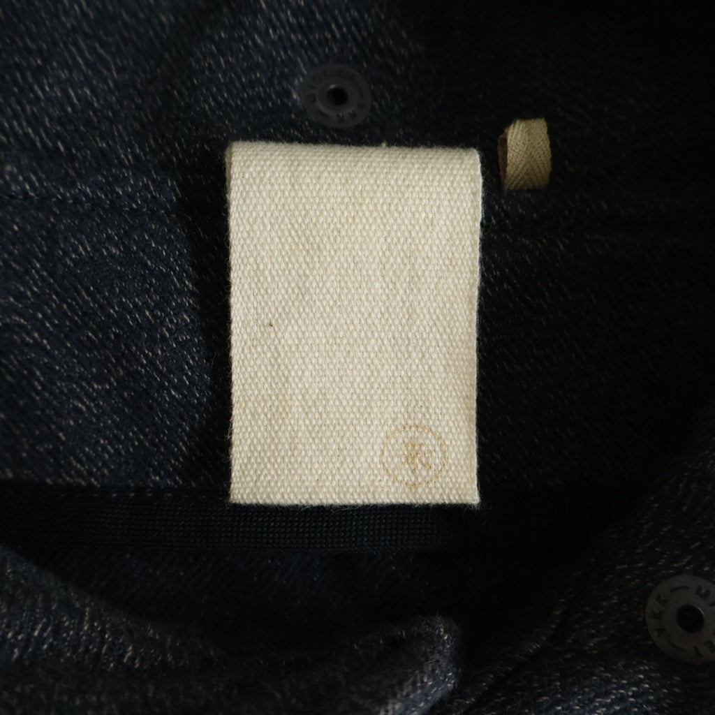 JIAN YE(ジェン イェ) 23AW HUNTER JKT ハンタージャケット マルチポケットボタンダウンフーデットジャケット インディゴ