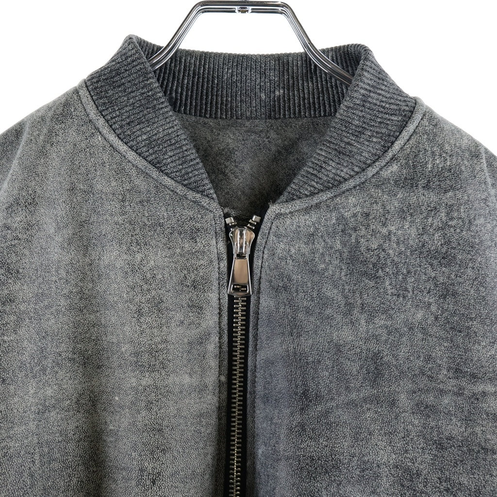 NO BRAND(ノーブランド) kosmas.systems コスマスシステムズ MA-1 Jacket ジップアップフライトボンバージャケット グレー