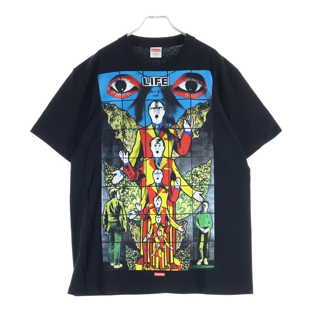 SUPREME(シュプリーム) 19SS Gilbert & George Death After Life S/S Tee ギルバート&ジョージ 半袖Tシャツ カットソー ブラック