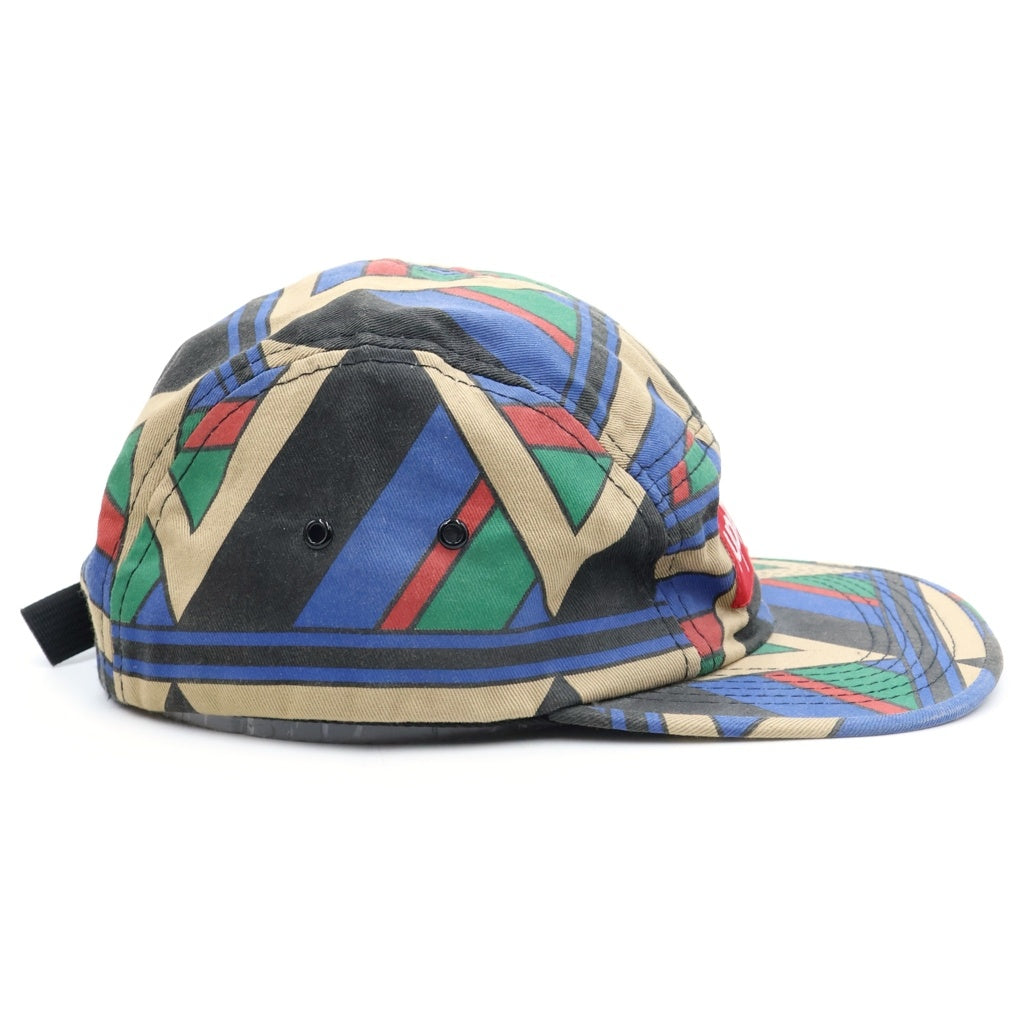 SUPREME(シュプリーム) Geometric Camp Cap 幾何学模様 ジオメトリック キャンプ キャップ 帽子 マルチカラー