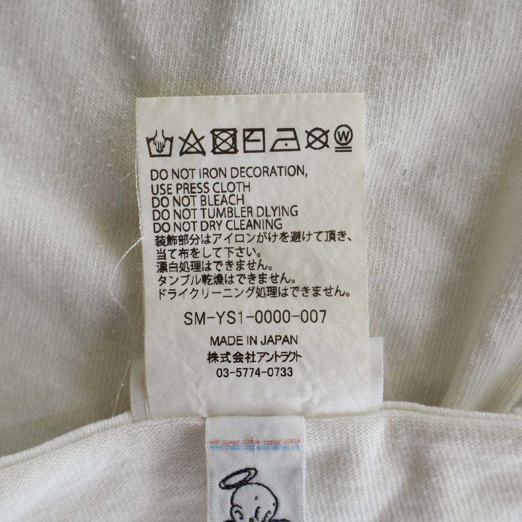 SAINT MICHAEL(セントマイケル) 24AW RAINBOW SAINT TEE ロゴプリントTシャツ ホワイト SM-YS1-0000-007