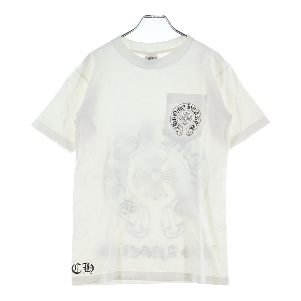 CHROME HEARTS(クロムハーツ) OLD S/S LTD オールド ロサンゼルス限定ホースシュープリント 半袖Tシャツカットソー ホワイト