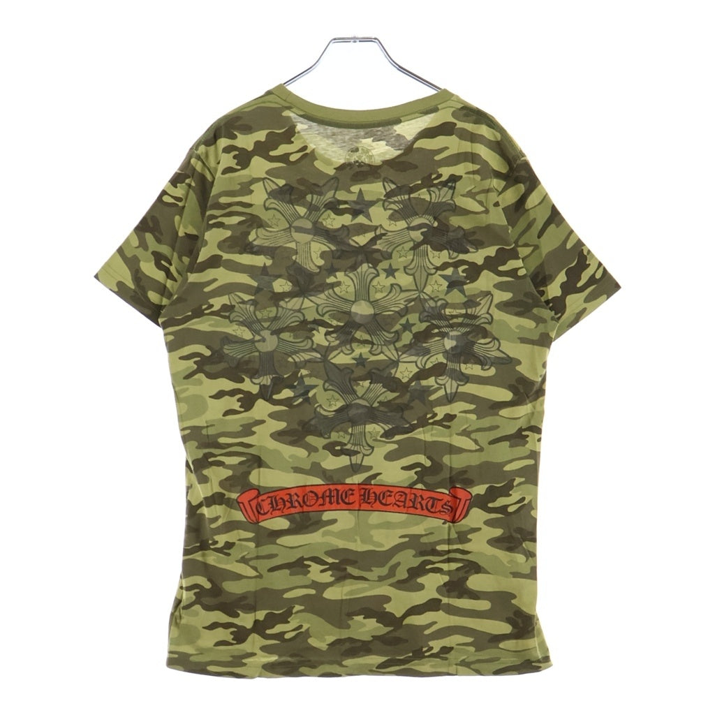 CHROME HEARTS(クロムハーツ) OLD STR CAMO S/S スタープリントカモ柄クルーネック半袖Tシャツ カットソー カモ