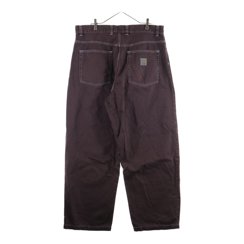 Carhartt WIP(カーハート ダブリューアイピー) Brandon Pants ブランドンパンツ コットンツイル5ポケットルーズストレートパンツ IO34809 ブラウン