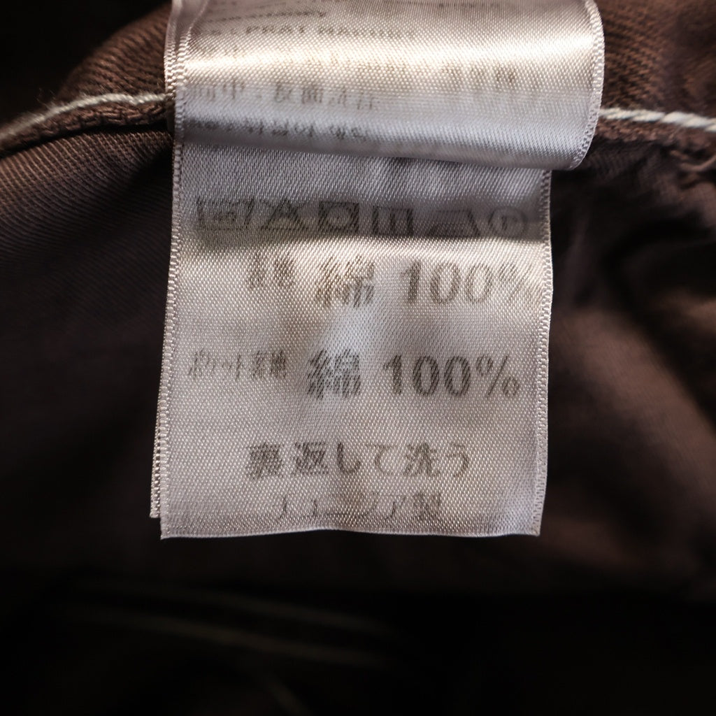 Carhartt WIP(カーハート ダブリューアイピー) Brandon Pants ブランドンパンツ コットンツイル5ポケットルーズストレートパンツ IO34809 ブラウン