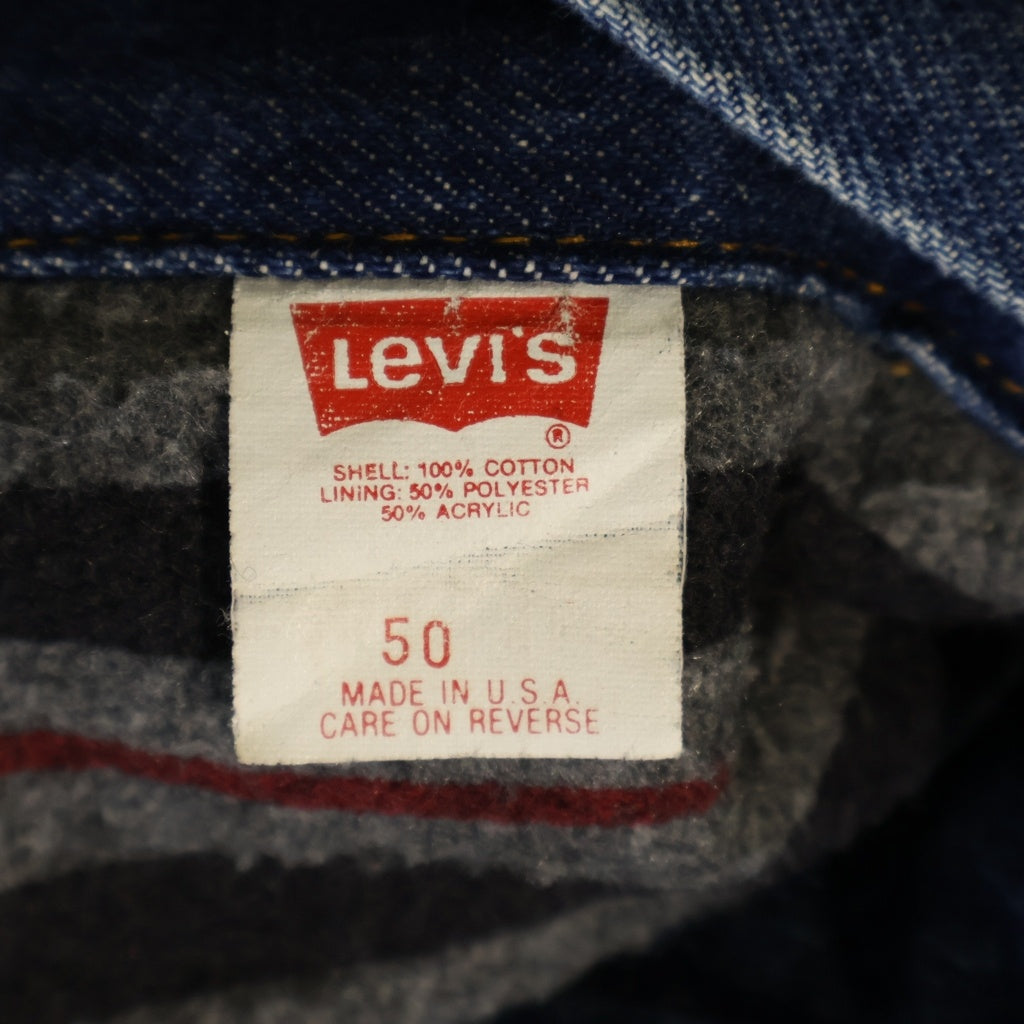 Levi's(リーバイス) 90S USA製 ボタン裏715 ブランケット デニムジャケット インディゴ 71506-0316