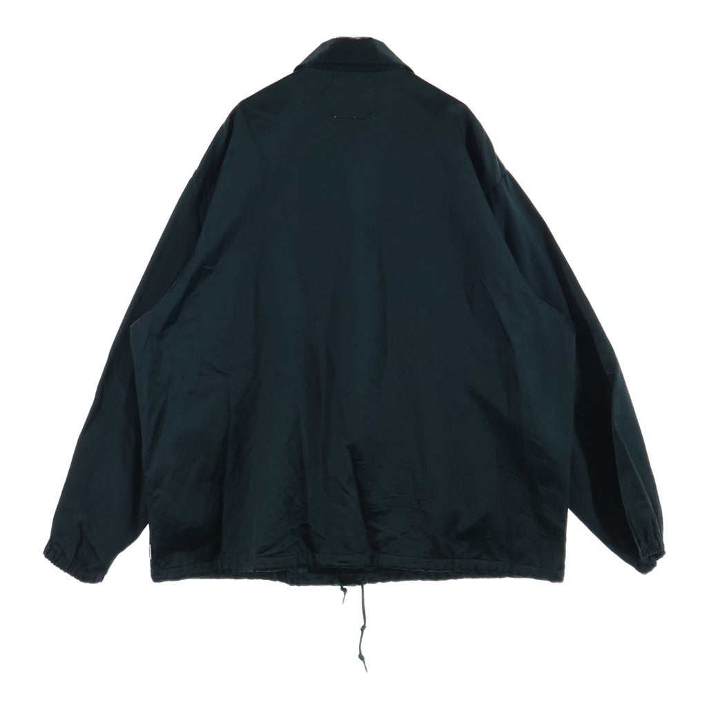 WTAPS(ダブルタップス) 24SS CHIEF JACKET CTRY SATIN サテン スナップボタン チーフジャケット グリーン 241TQDT-JKM02