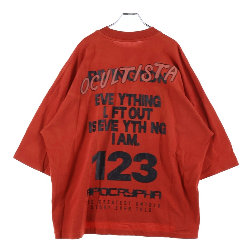 RIVINGTON roi Rebis(リヴィントンロイレビス) Left Out Graphic-print レフトアウト ヴィンテージ グラフィックデザイン 半袖Tシャツ カットソー レッド