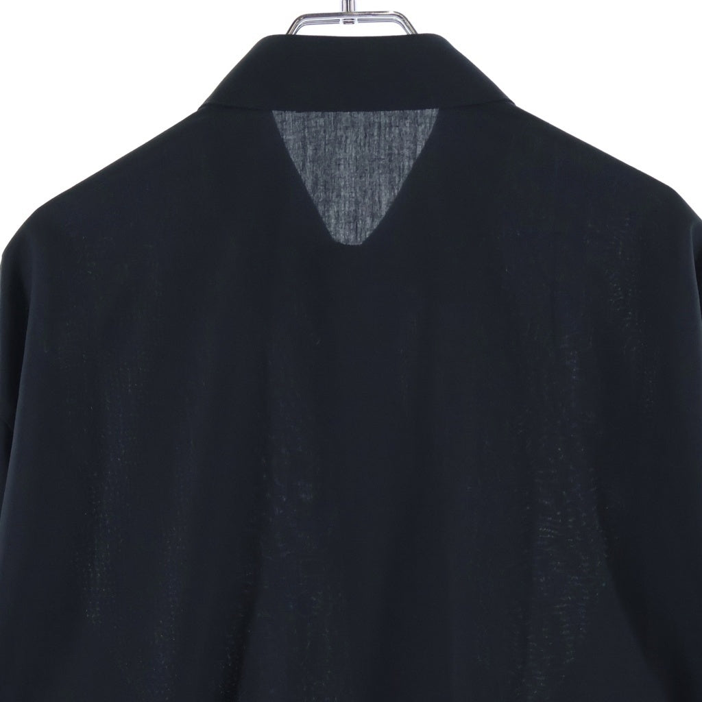 THE RERACS(ザ リラクス) THE PERFECT SHIRT 長袖 シャツ ブラック 25SS-REBL-458-J