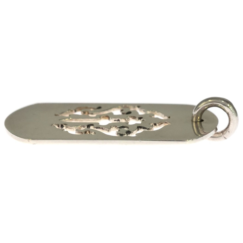 CHROME HEARTS(クロムハーツ) D TAG LRG DAGGER ヴァインダガーカットアウトドッグタグ ラージ ペンダントトップ シルバー BCA240