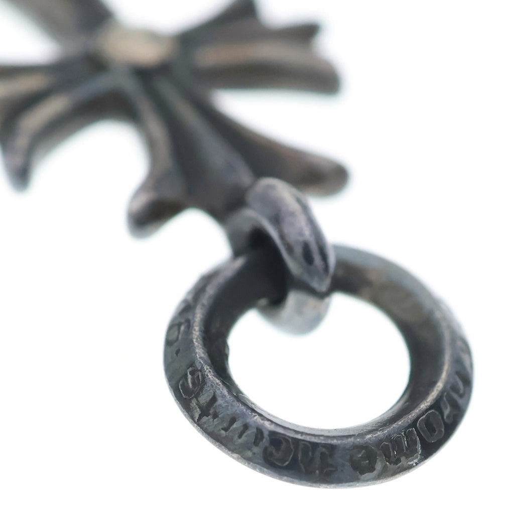 CHROME HEARTS(クロムハーツ) TINY CH CROSS タイニーCHクロス チャーム ネックレストップ シルバー BCA382