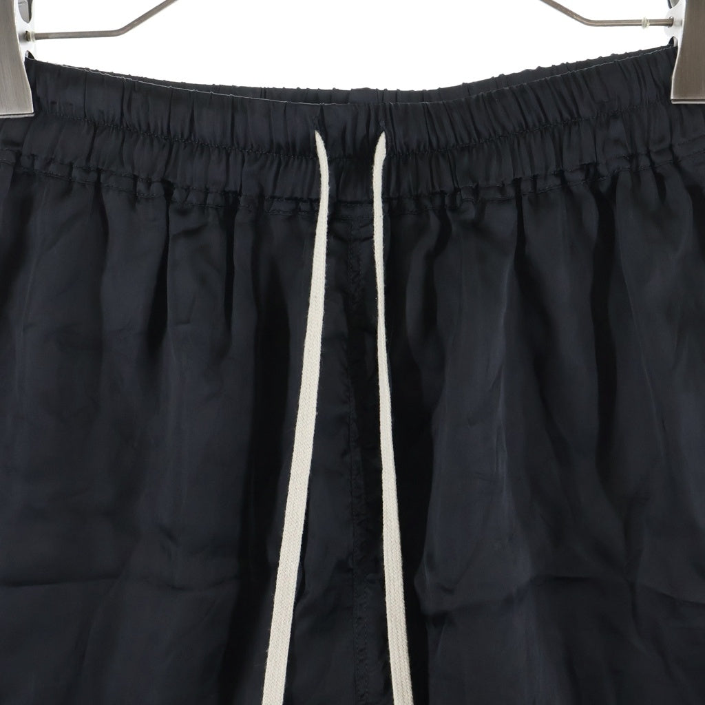 Rick Owens(リックオウエンス) 23AW BOXER SHORTS キュプラ ボクサーショーツ ブラック RP02C1351-O