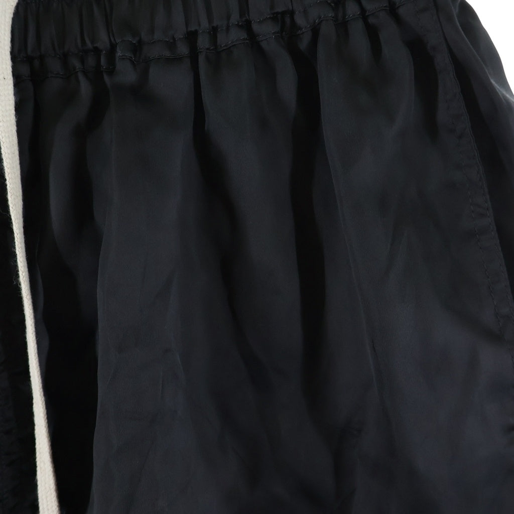 Rick Owens(リックオウエンス) 23AW BOXER SHORTS キュプラ ボクサーショーツ ブラック RP02C1351-O