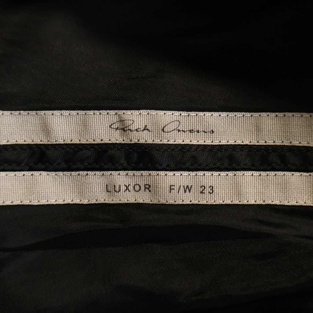 Rick Owens(リックオウエンス) 23AW BOXER SHORTS キュプラ ボクサーショーツ ブラック RP02C1351-O