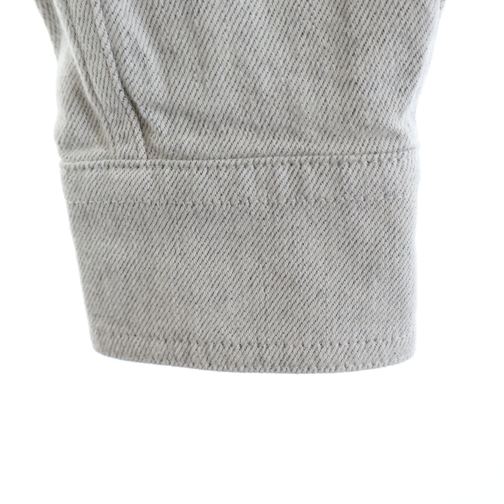 Rick Owens(リックオウエンス) 25SS Flap Pocket Shirt Jacket フラップ ポケット スナップボタン シャツ ジャケット ライトグレー RU01E5729-DRD