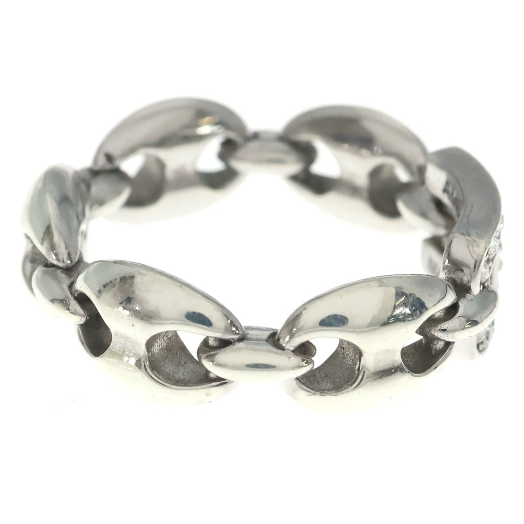 AMBUSH(アンブッシュ) PAVE ARMOR A LINK RING パヴェアーマーAリンクリング SV925 マリンチェーンリンクリング 指輪 シルバー 12115728