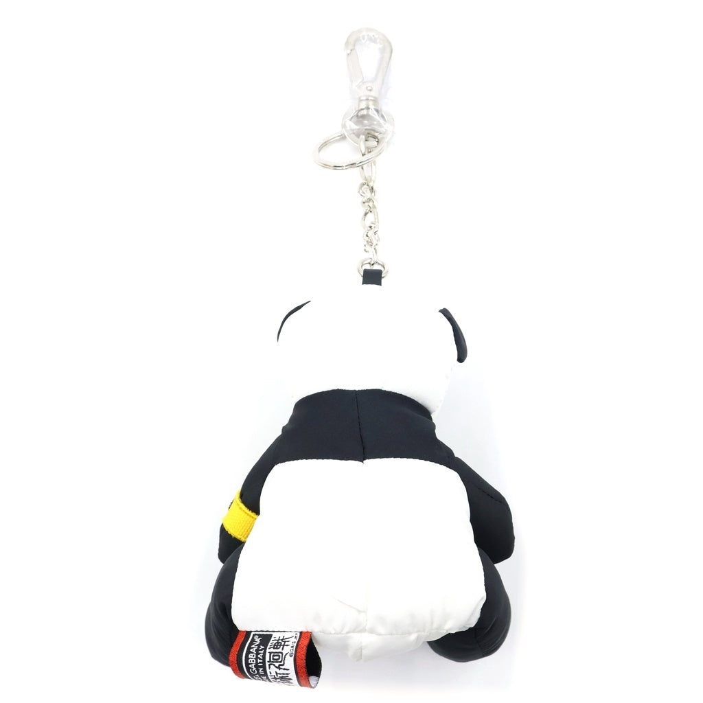 DOLCE & GABBANA(ドルチェアンドガッバーナ) ×呪術廻戦 パンダキーホルダー アニマルモチーフチェーンキーホルダー ぬいぐるみ ブラック/ホワイト レディース