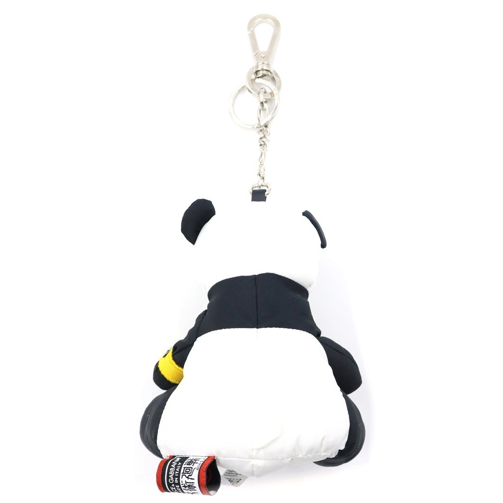 DOLCE & GABBANA(ドルチェアンドガッバーナ) ×呪術廻戦 パンダキーホルダー アニマルモチーフチェーンキーホルダー ぬいぐるみ ブラック/ホワイト レディース