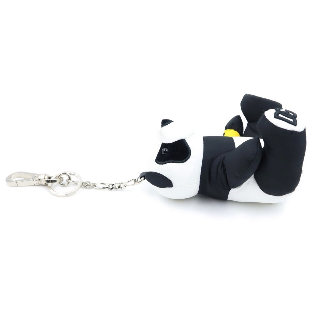 DOLCE & GABBANA(ドルチェアンドガッバーナ) ×呪術廻戦 パンダキーホルダー アニマルモチーフチェーンキーホルダー ぬいぐるみ ブラック/ホワイト レディース
