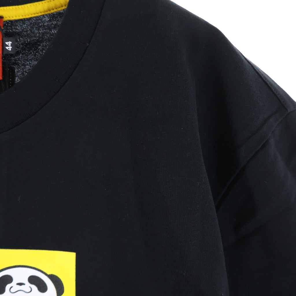 DOLCE & GABBANA(ドルチェアンドガッバーナ) ×呪術廻戦 I Love Panda T-Shirts アイラブパンダTシャツ ロゴプリントクルーネック半袖Tシャツ ブラック I8AGDZ FU7EQ