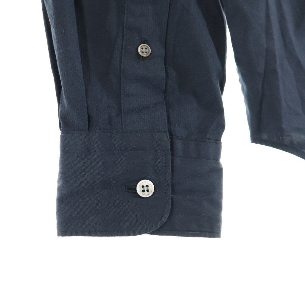COMME des GARCONS HOMME(コムデギャルソンオム) 切り替えデザイン 長袖シャツ ブラック/ネイビー HM-BO13