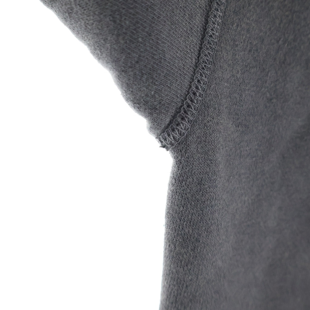 SAINT MICHAEL(セントマイケル) Crew Sweat Burning クルーネック スウェット ダメージ加工 チャコール SM-S23-0000-041