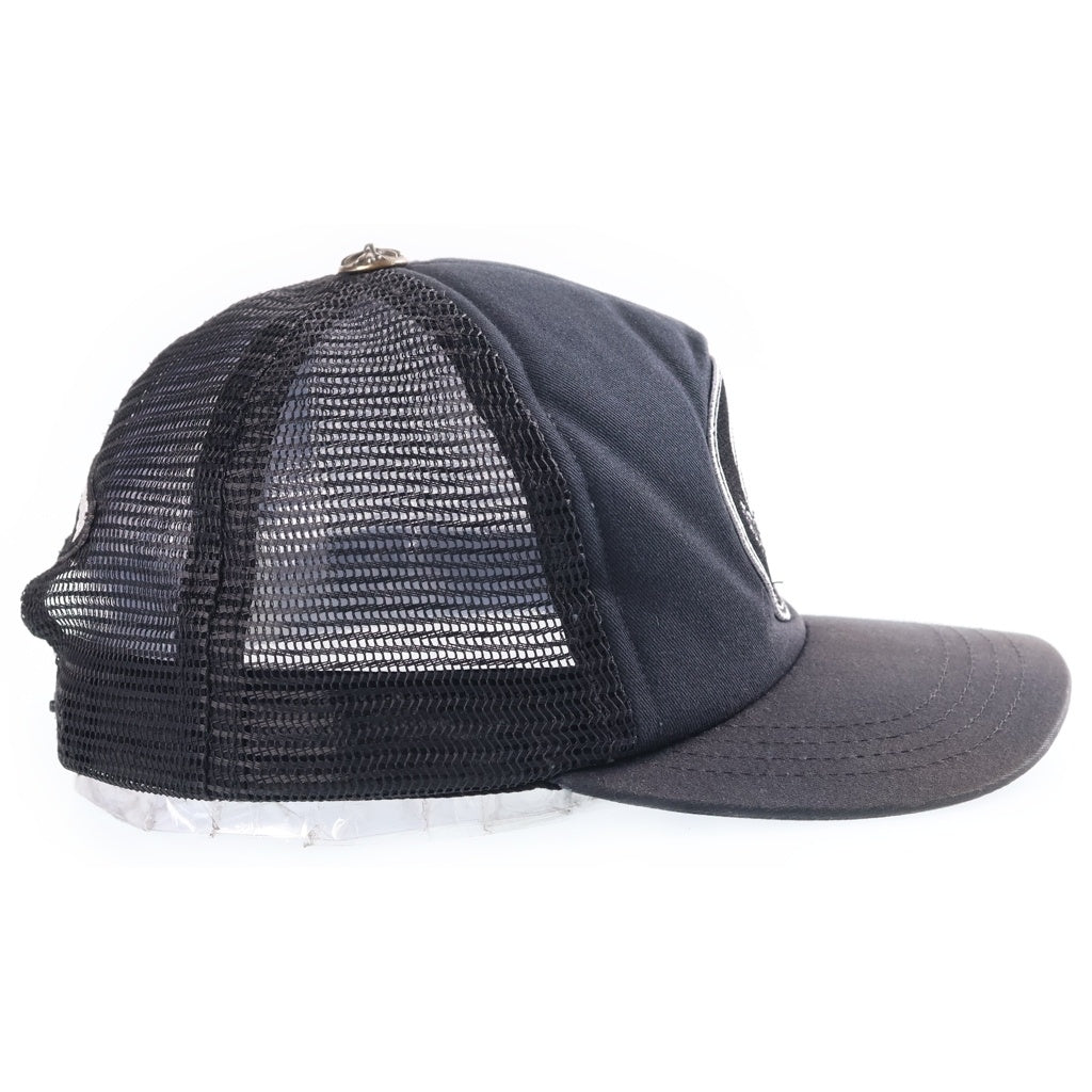 CHROME HEARTS(クロムハーツ) FOTI MAHALIA TRUCKER CAP フォティ マハリアトラッカーキャップ バックスクロールパッチトラッカーハット 帽子 ブラック